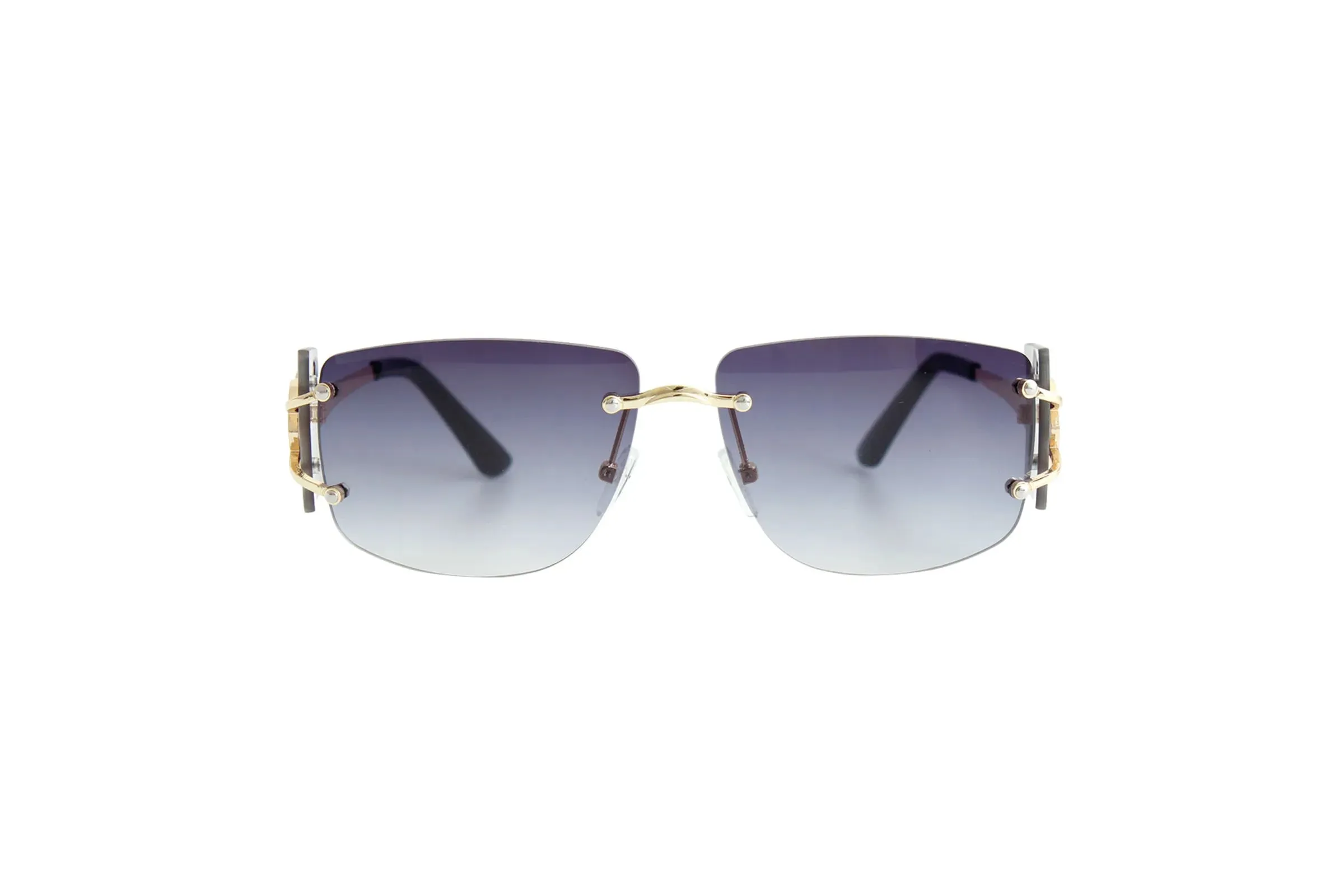 Rimless Temple Sunglasses