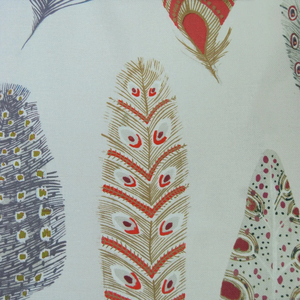 Samui Printed Linen Fabric (By The Metre) Paprika