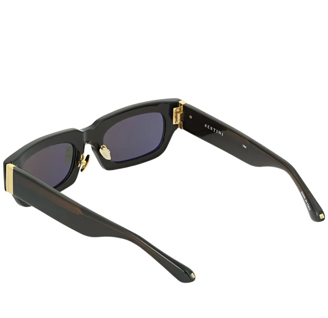 Sestini Black TRE Sunglasses 49 22-142