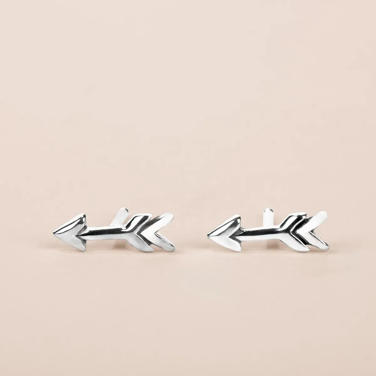 Shooting Arrow Stud Earrings