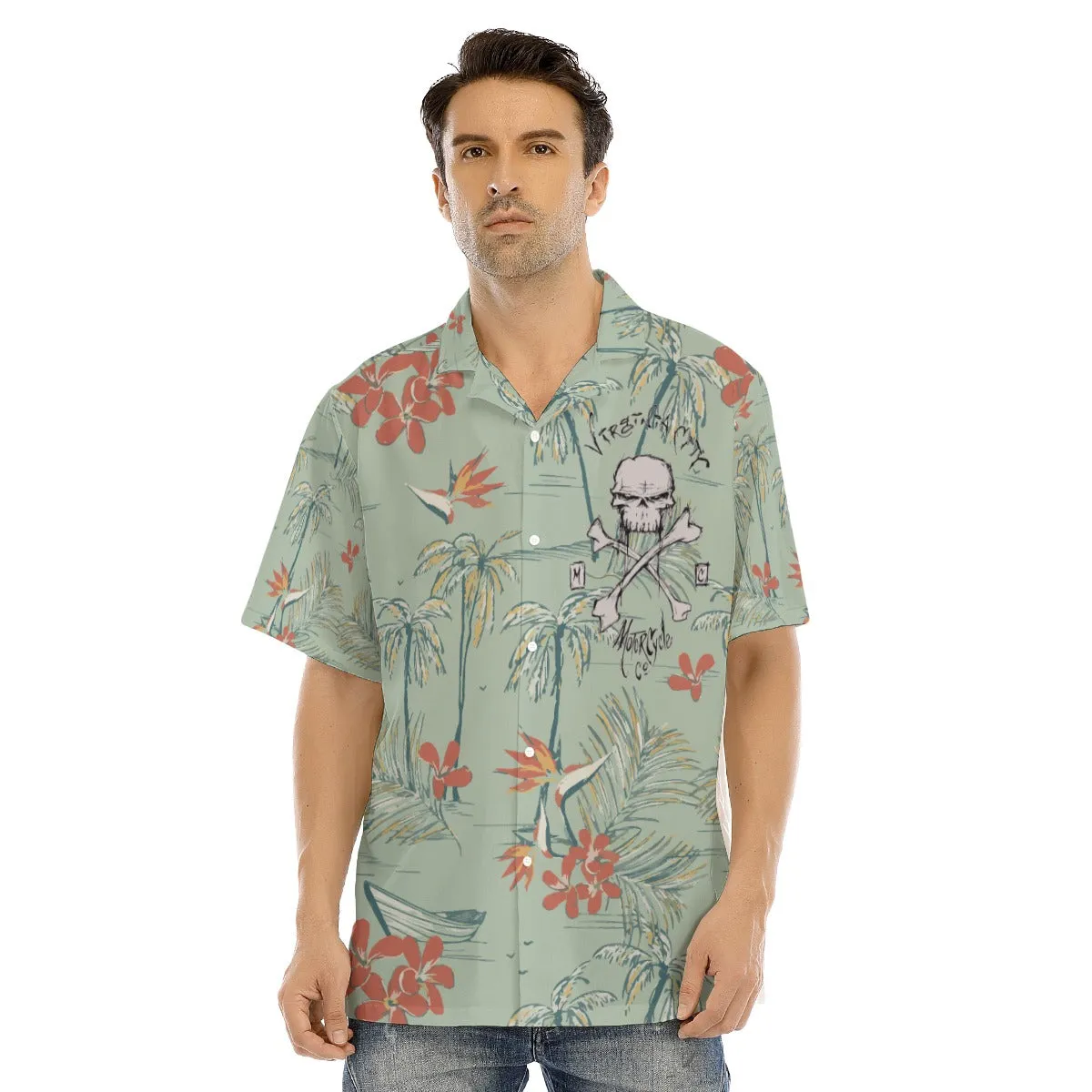 Skull & Cross Bones - Men's Hawaiian Shirt