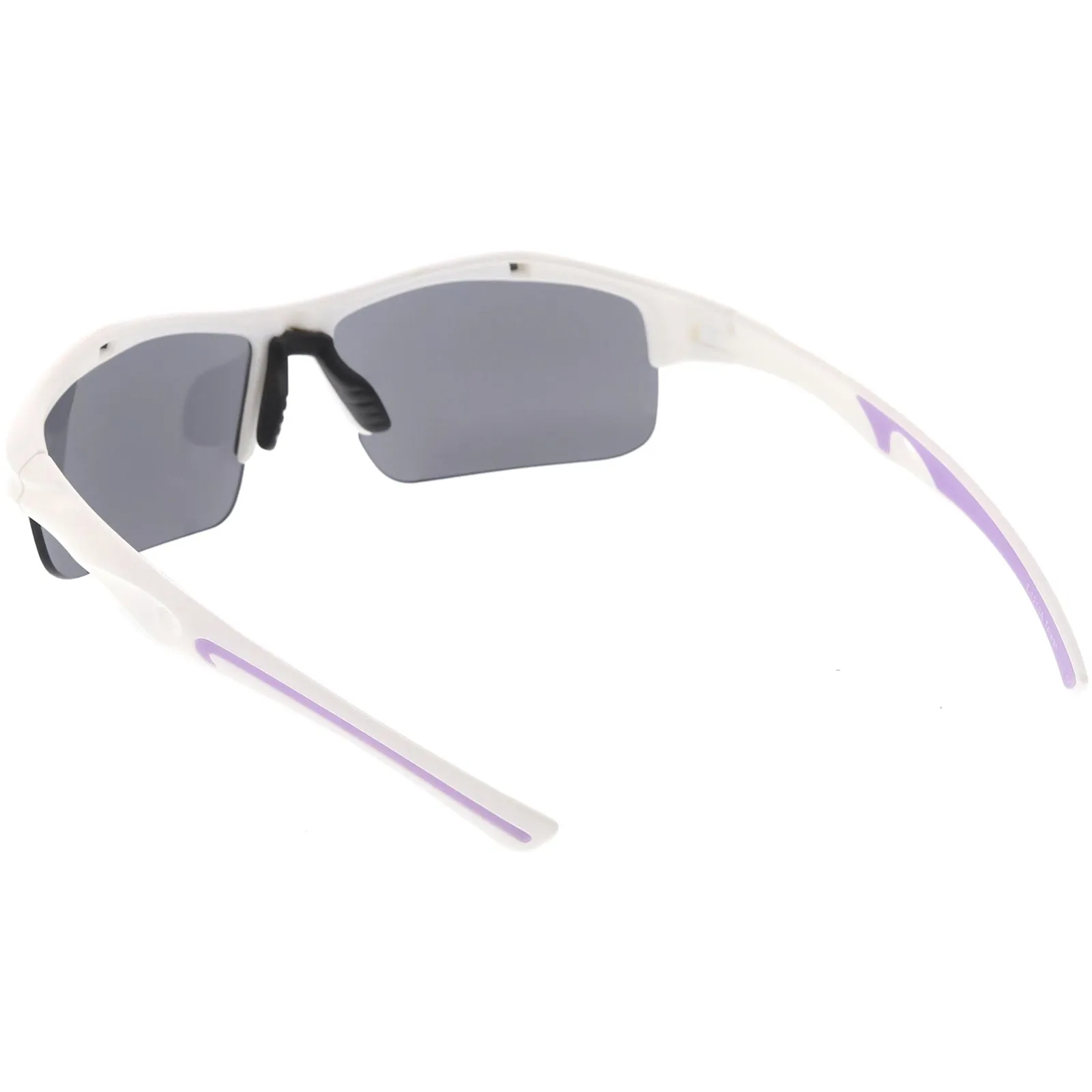 Sports Performance Ridged TR-90 Sports Wrap Rectangle Sunglasses C810