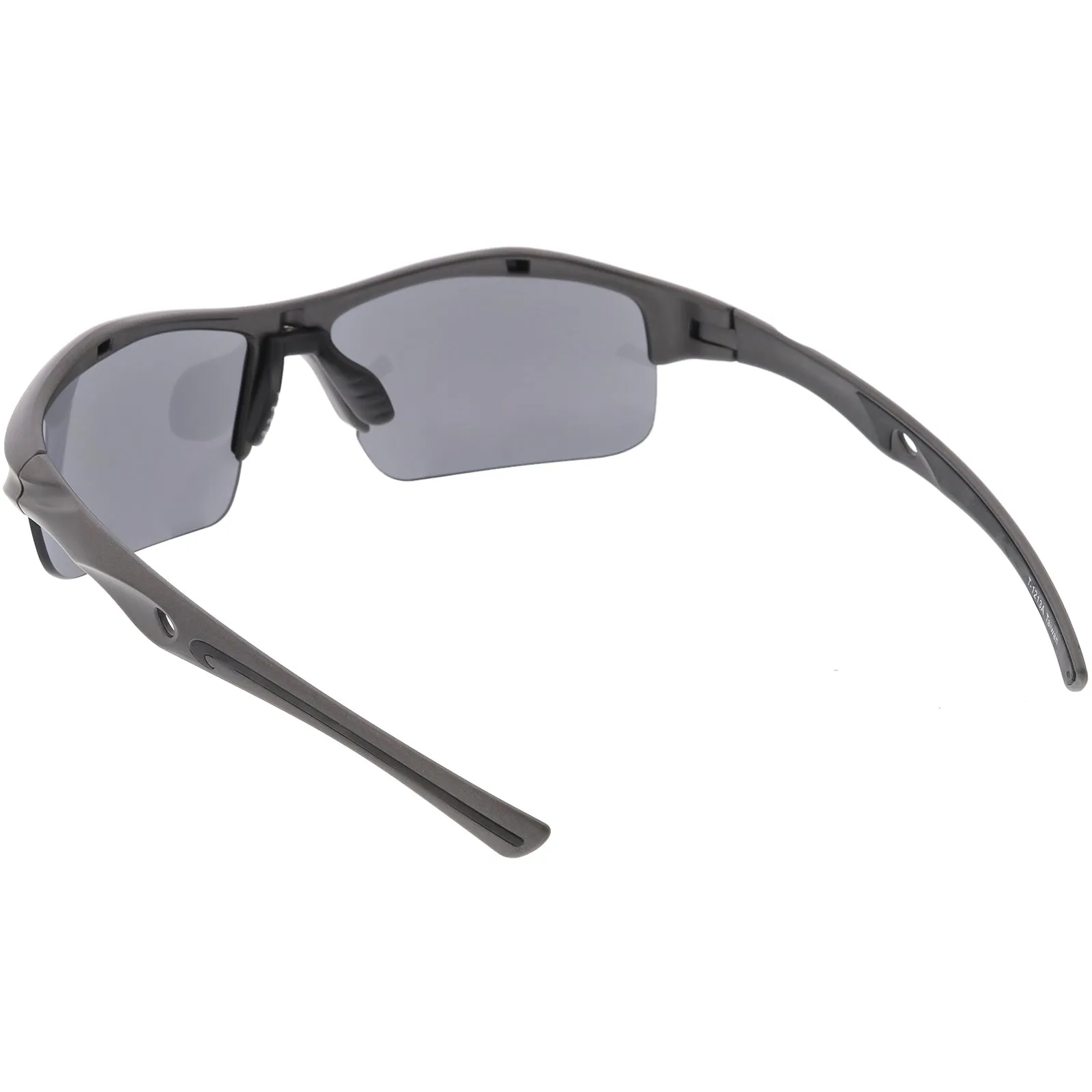 Sports Performance Ridged TR-90 Sports Wrap Rectangle Sunglasses C810