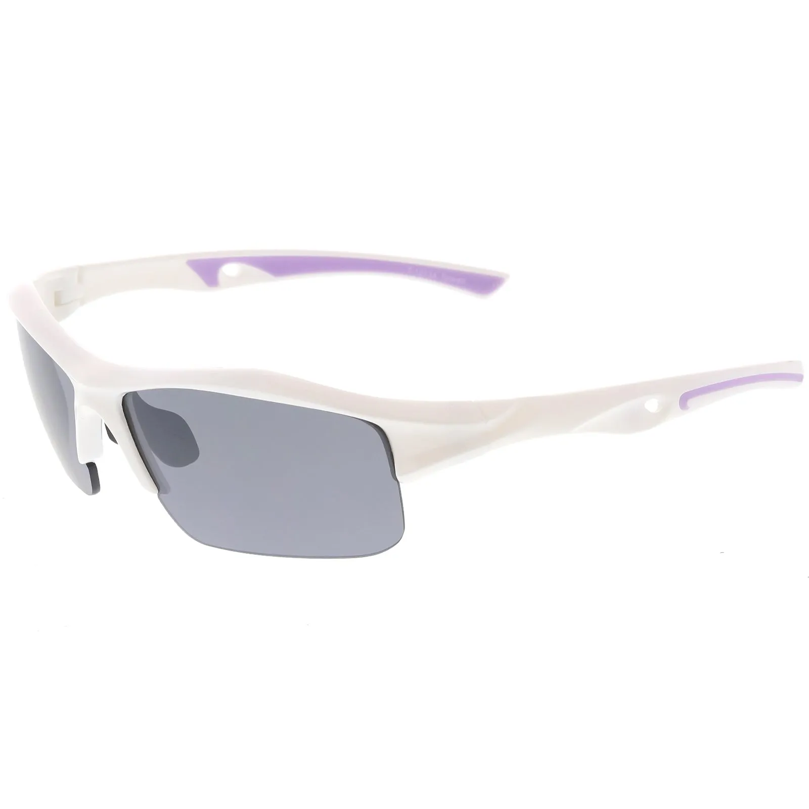 Sports Performance Ridged TR-90 Sports Wrap Rectangle Sunglasses C810