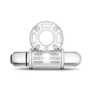 Stay Hard - 10 Function Vibrating Mega Bull Ring - Clear