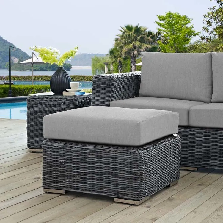 Summon Outdoor Patio Sunbrella Ottoman