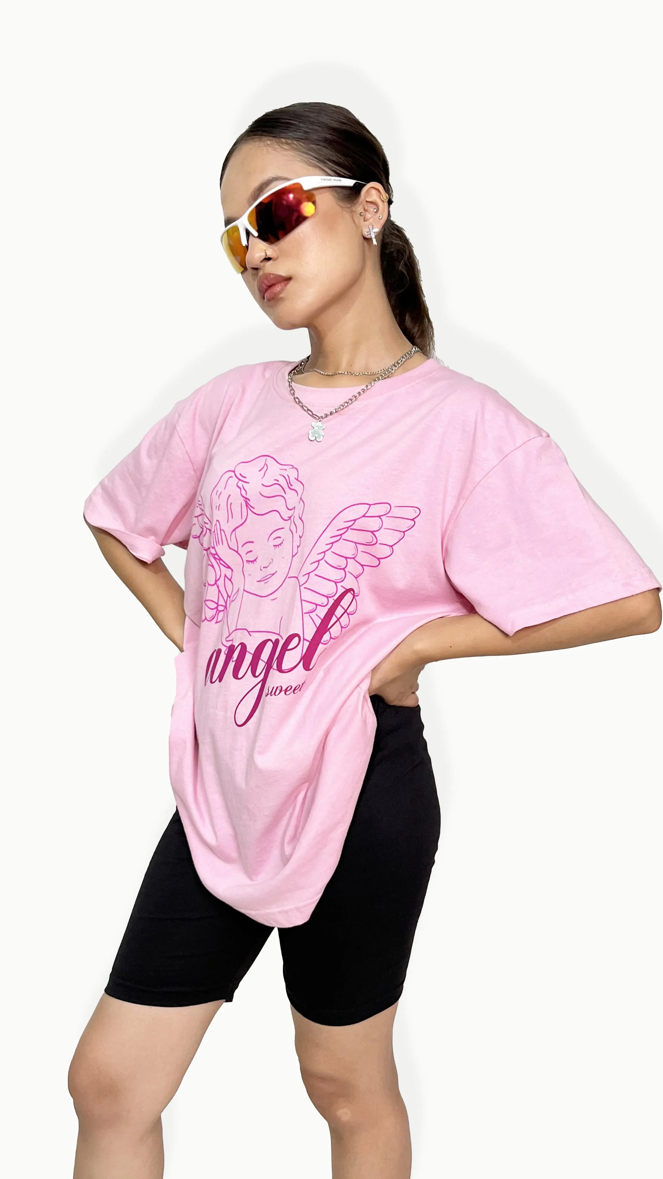 Sweet Angel Pink Oversized T-shirt