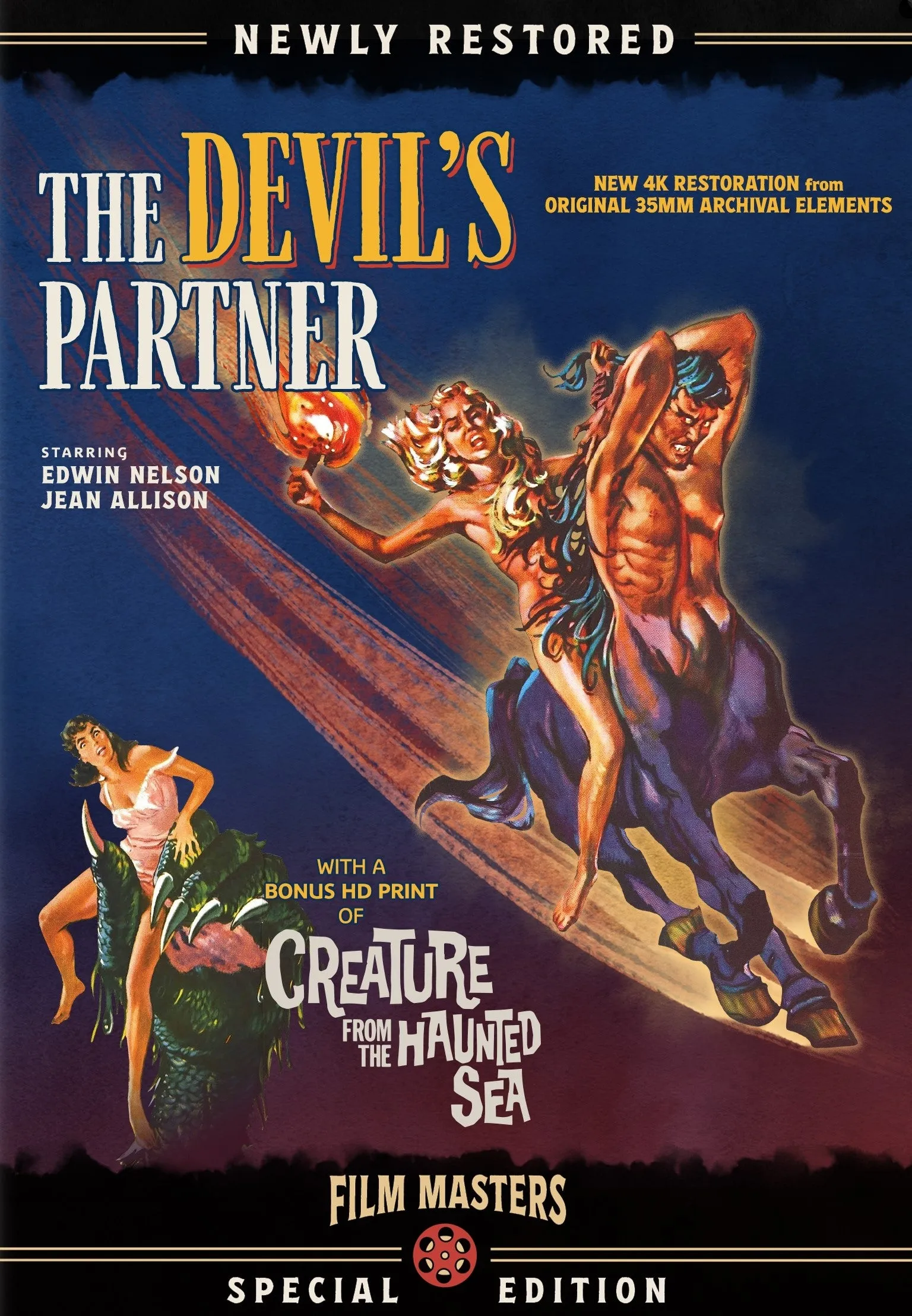 THE DEVIL'S PARTNER / CREATURE FROM THE HAUNTED SEA DVD