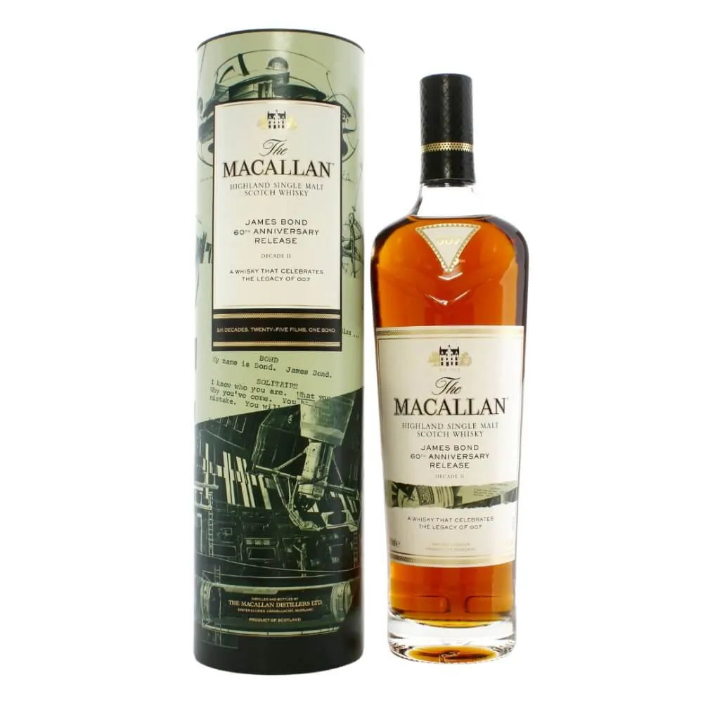 The Macallan James Bond 60th Anniversary Release Decade II