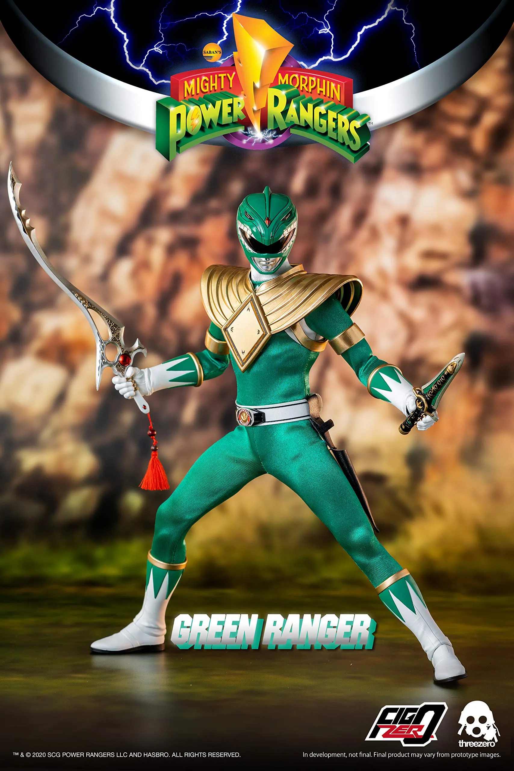 ThreeZero Power Rangers Green Ranger 1/6 Scale Action Figure