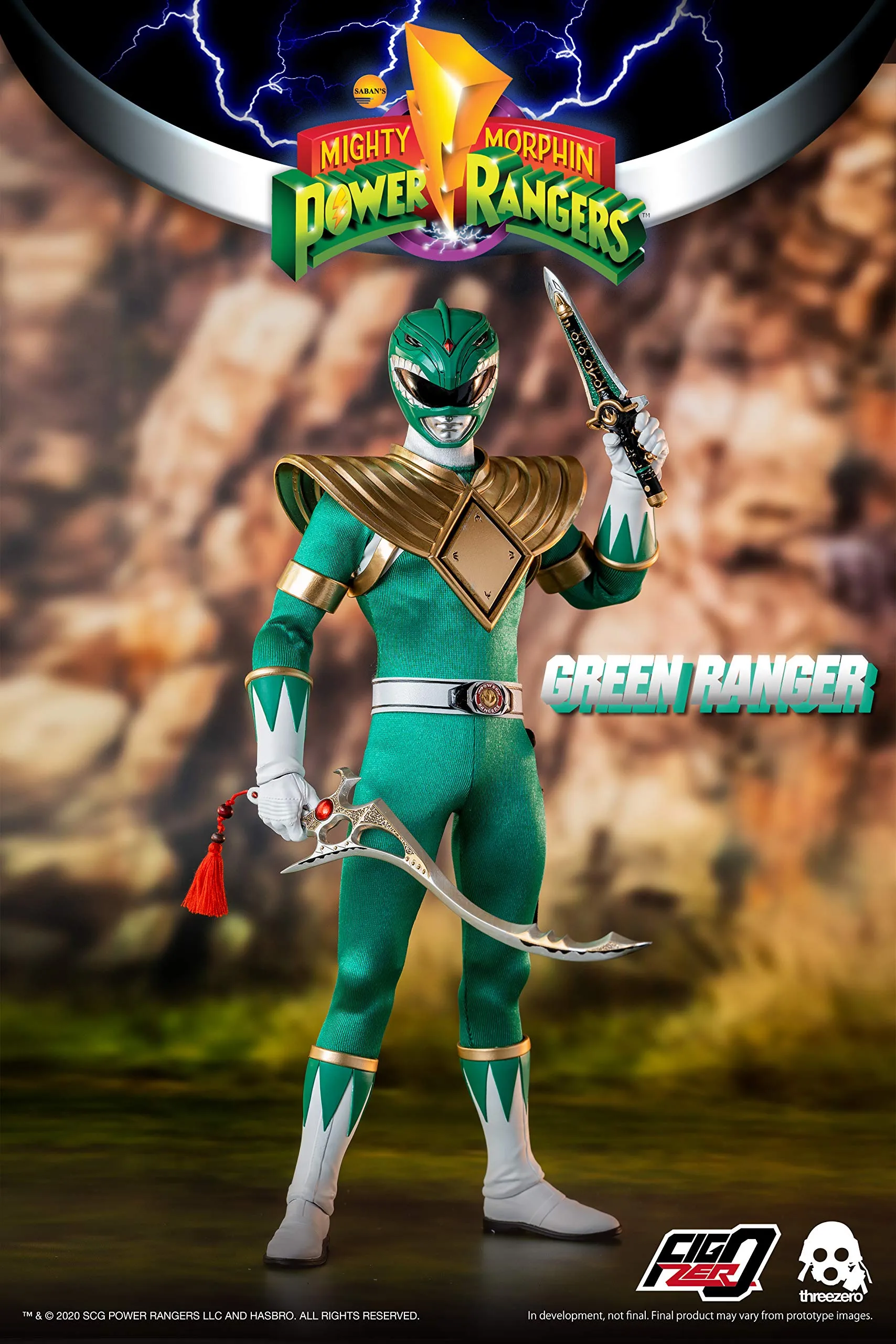 ThreeZero Power Rangers Green Ranger 1/6 Scale Action Figure