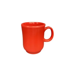 Thunder Group N-901PR 8 oz, 3" Bulbous Mug, Pure Red - Dozen