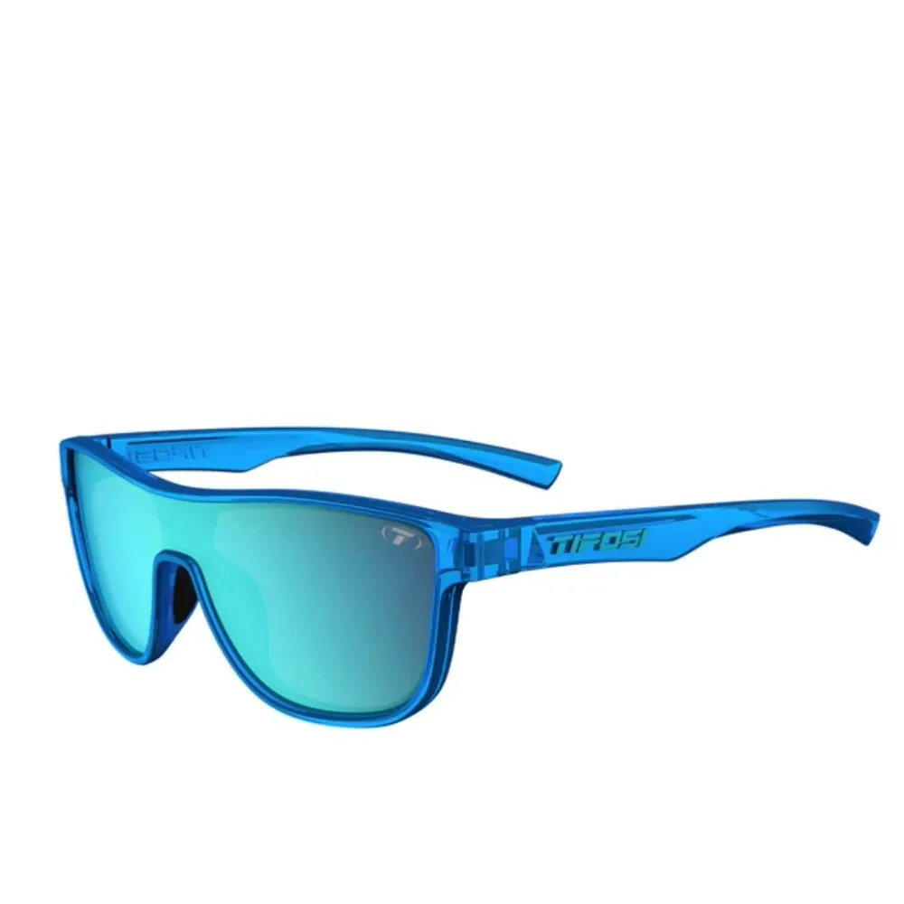 Tifosi Sunglasses Sizzle - Electric Blue/Smoke Tint Blue Mirror