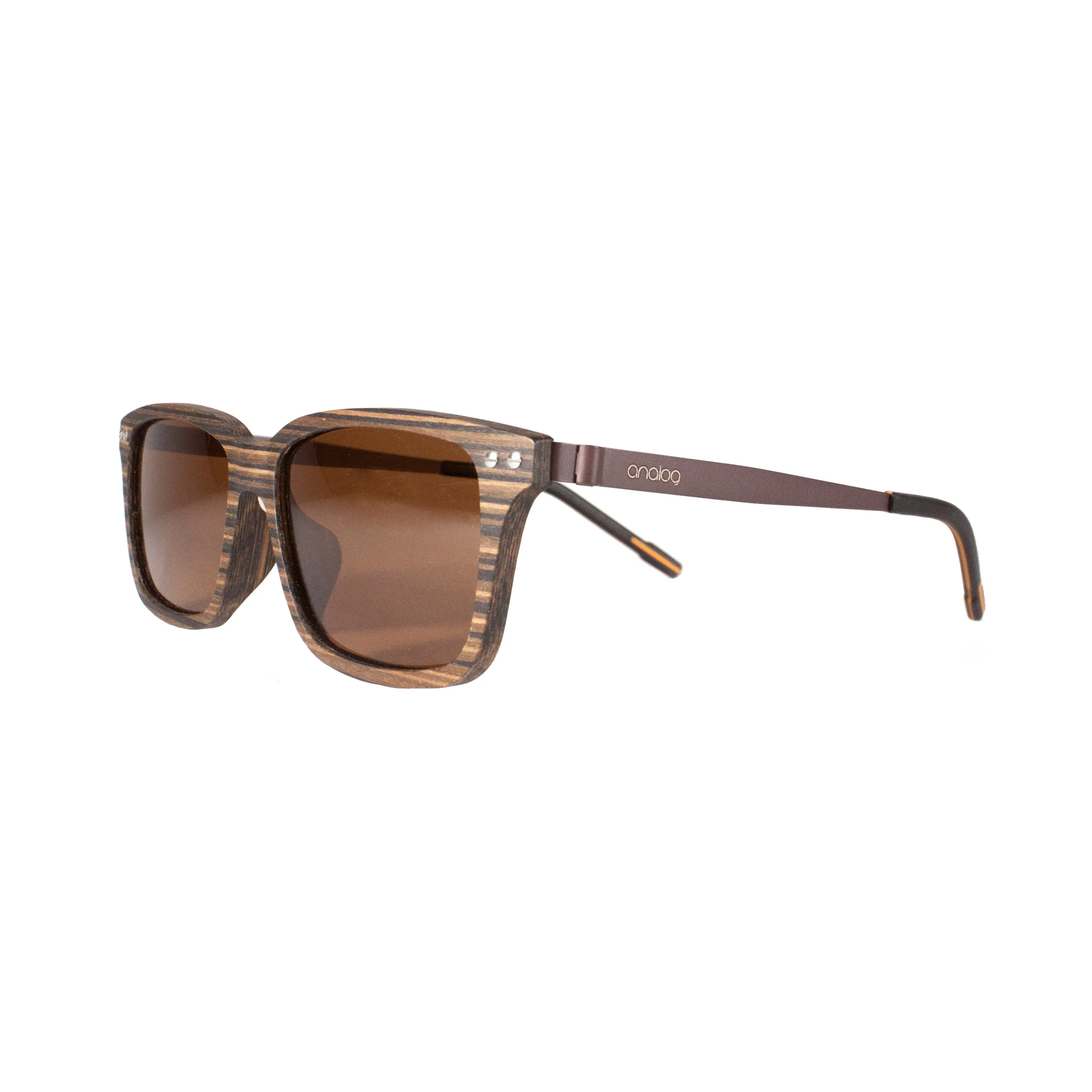 Vance Wood & Metal Sunglasses