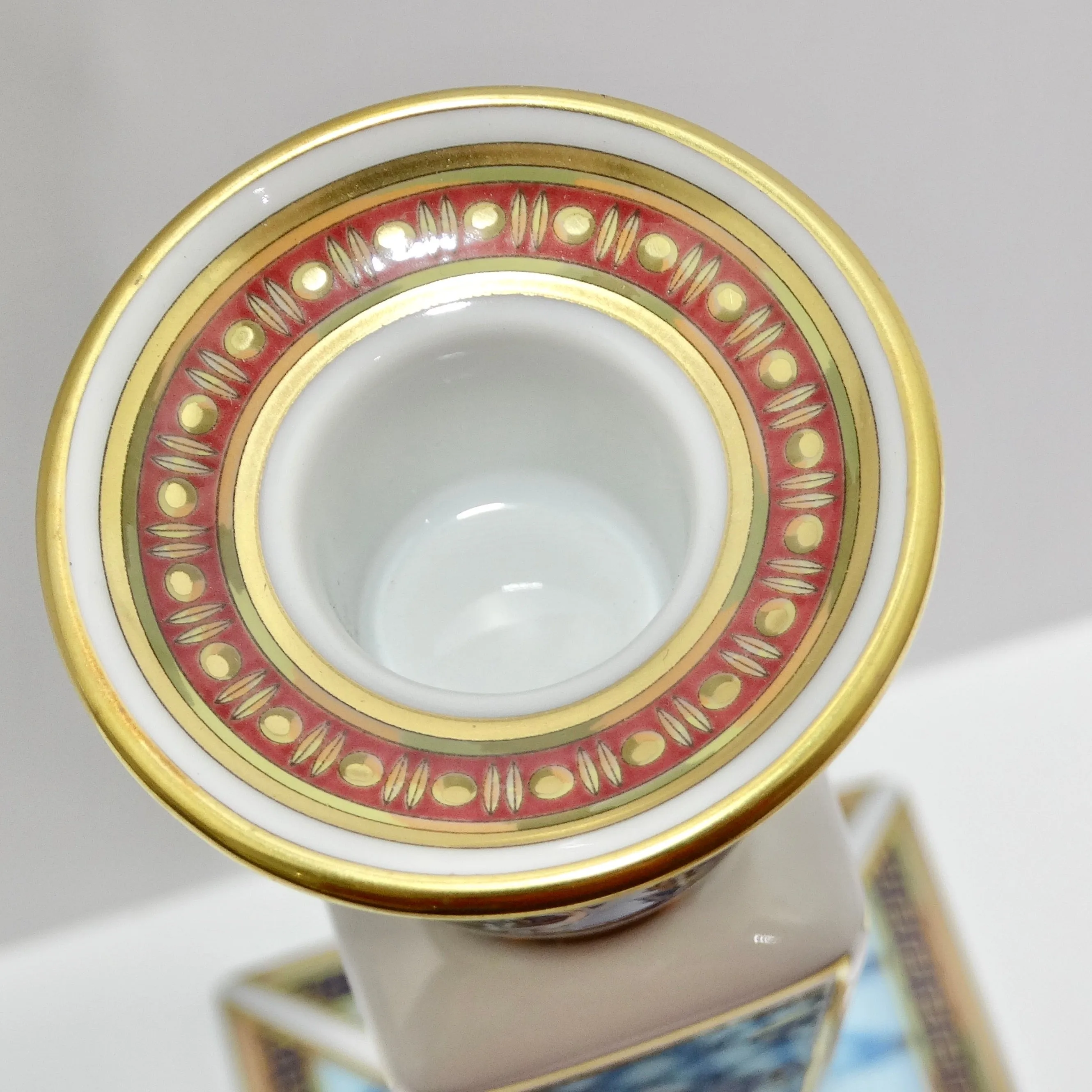 Versace Rosenthal 1990s Russian Dream Porcelain Candle Holder