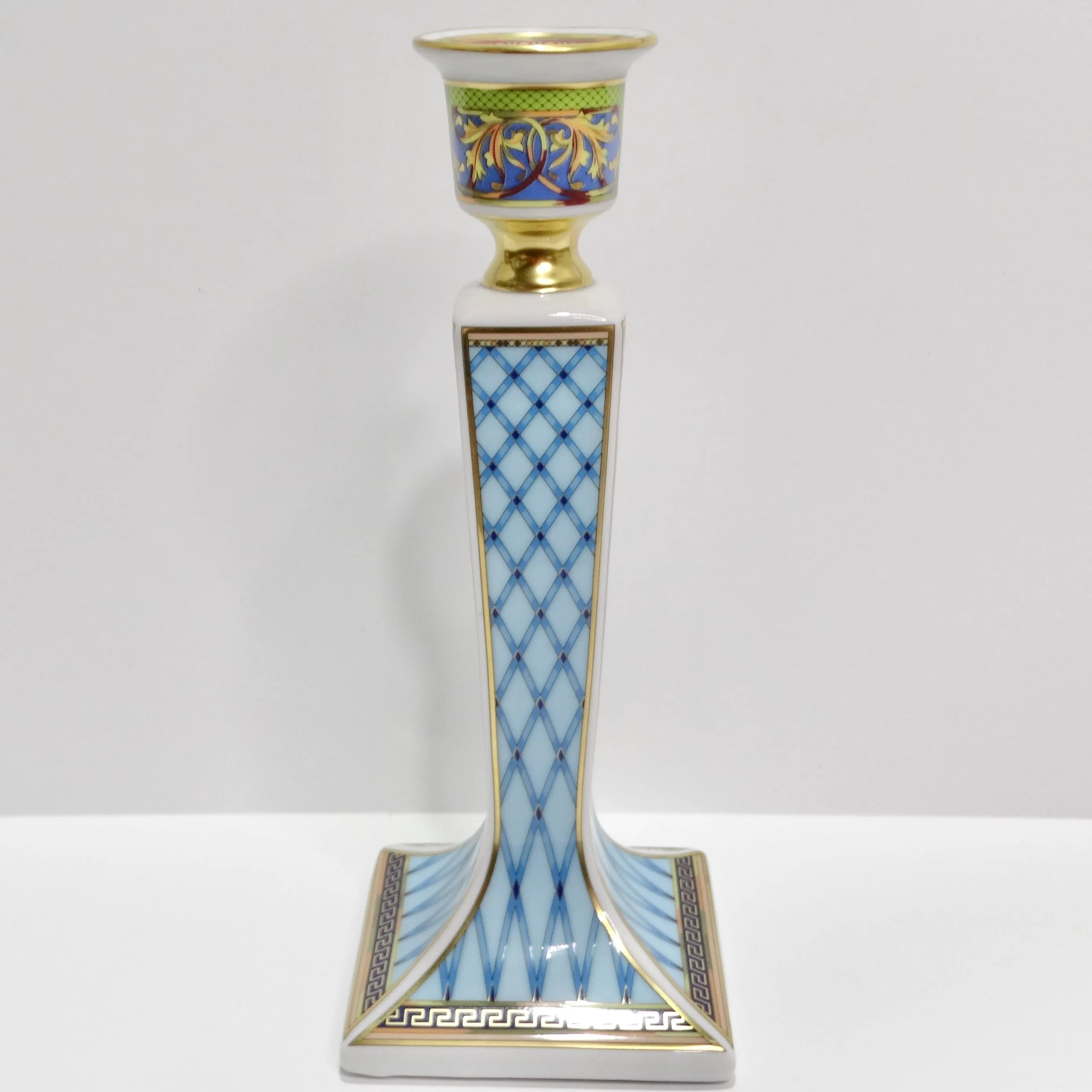 Versace Rosenthal 1990s Russian Dream Porcelain Candle Holder