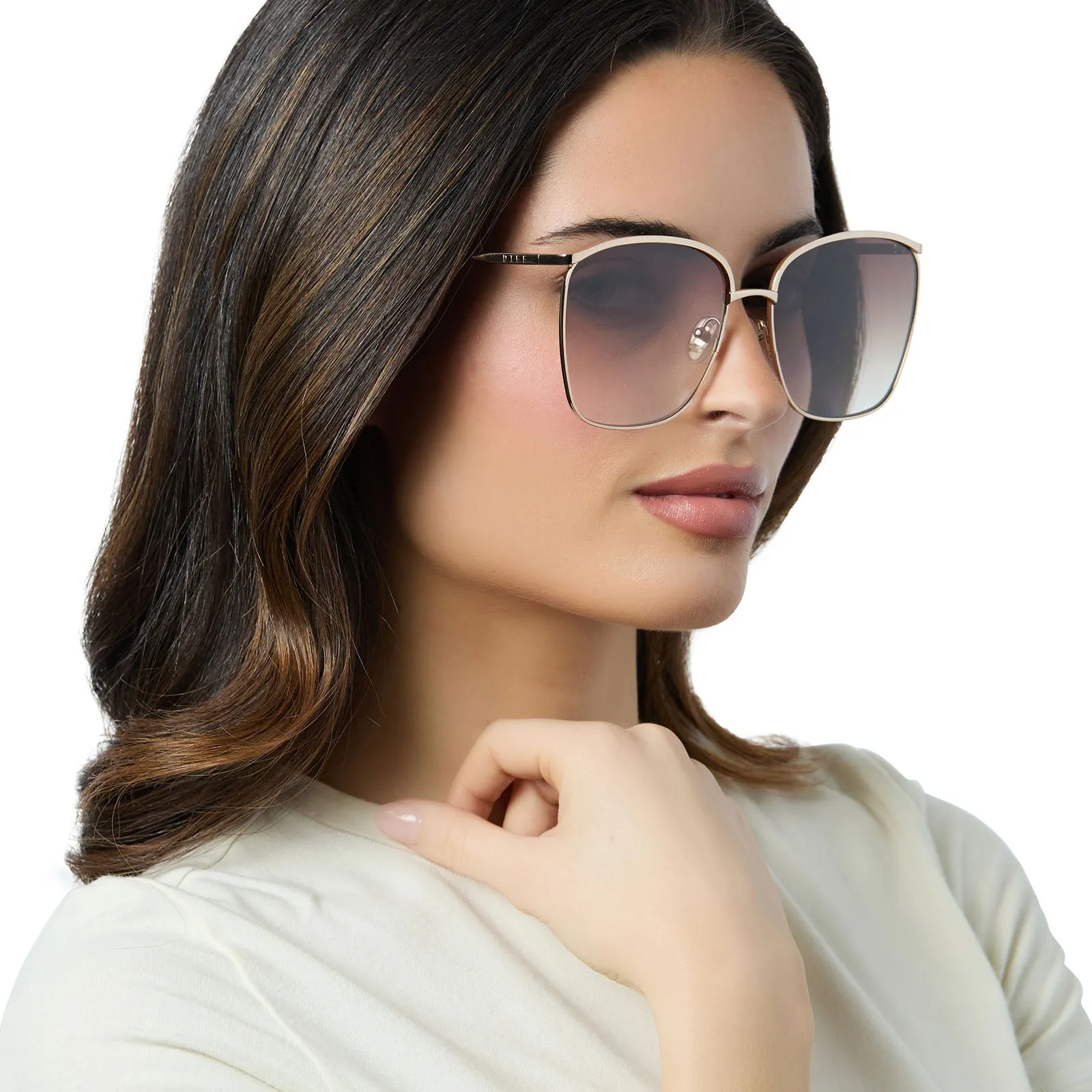 VITTORIA - GOLD   BROWN GRADIENT   POLARIZED SUNGLASSES