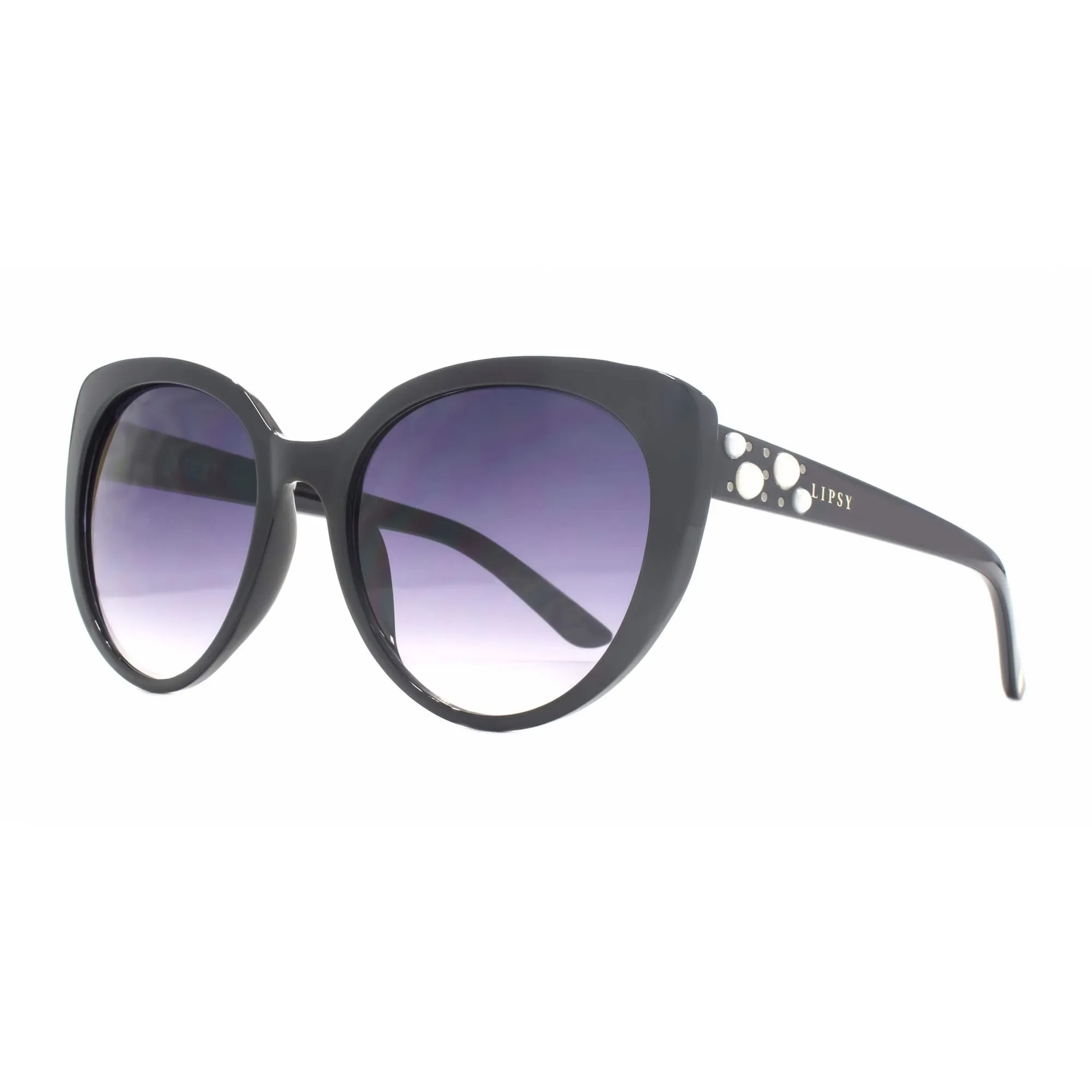 Womens Black Cat Eye Sunglasses